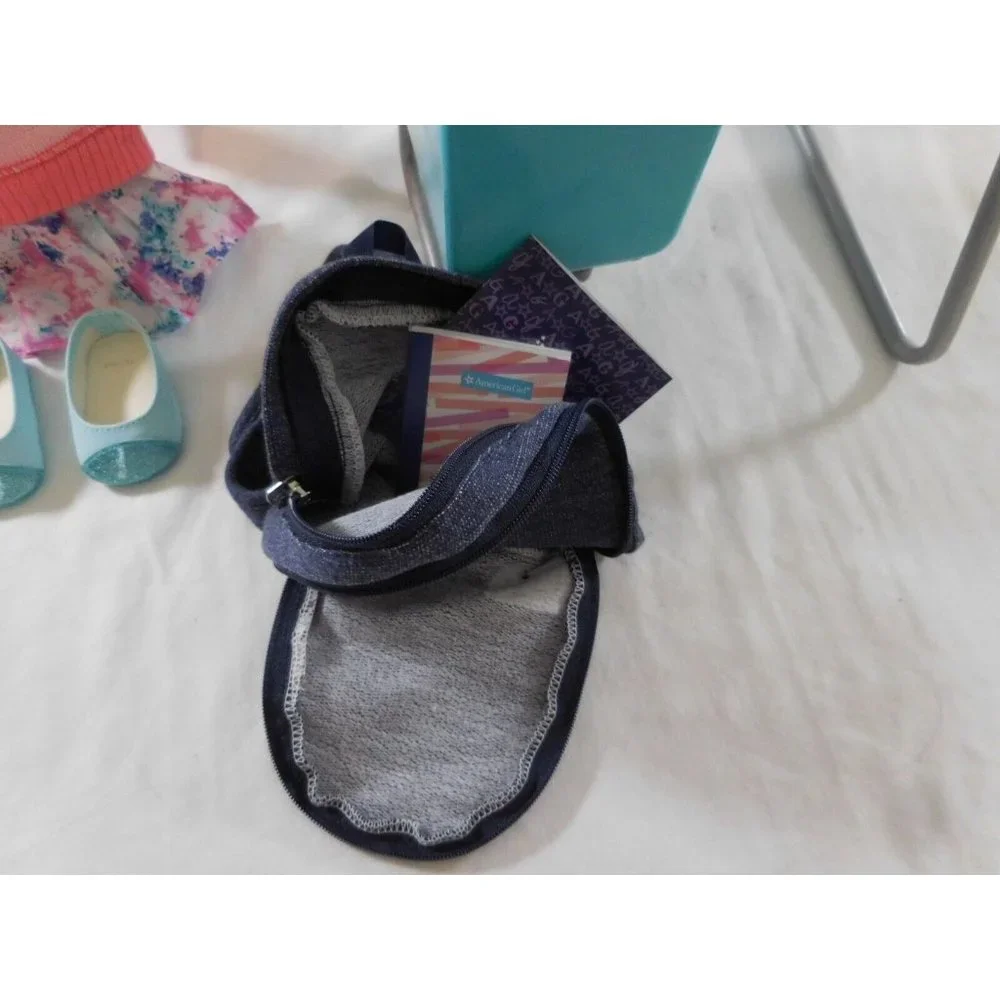 American Girl Desk + School Set Including School Outfit + Shoes and Backpack‎